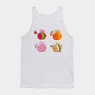 Full Set of Summer Treats Bees Tank Top